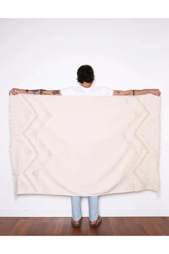 The Freya Boho Textured Throw - Wild and Heart