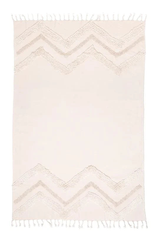 The Freya Boho Textured Throw - Wild and Heart