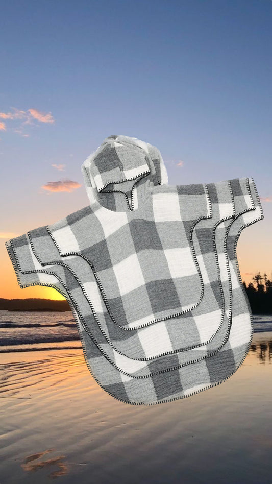 The Pebble Poncho (2y - 12y) - Wild and Heart