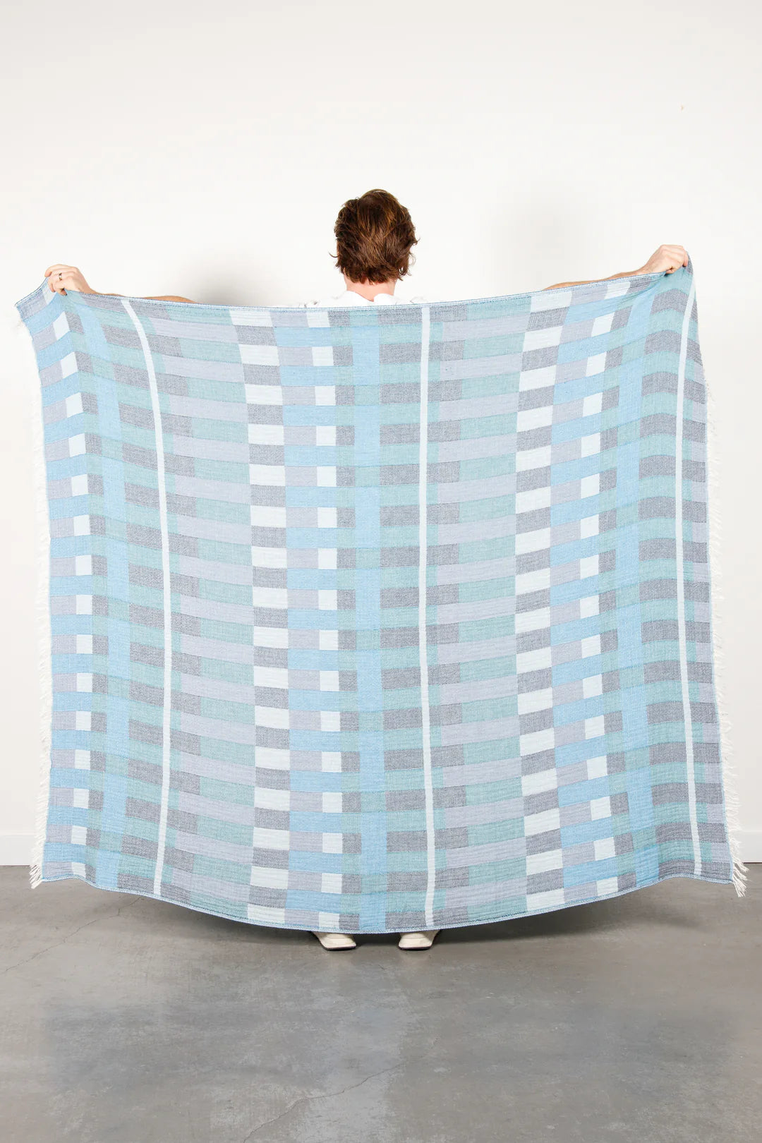 The Xander Plaid Muslin Throw - Wild and Heart