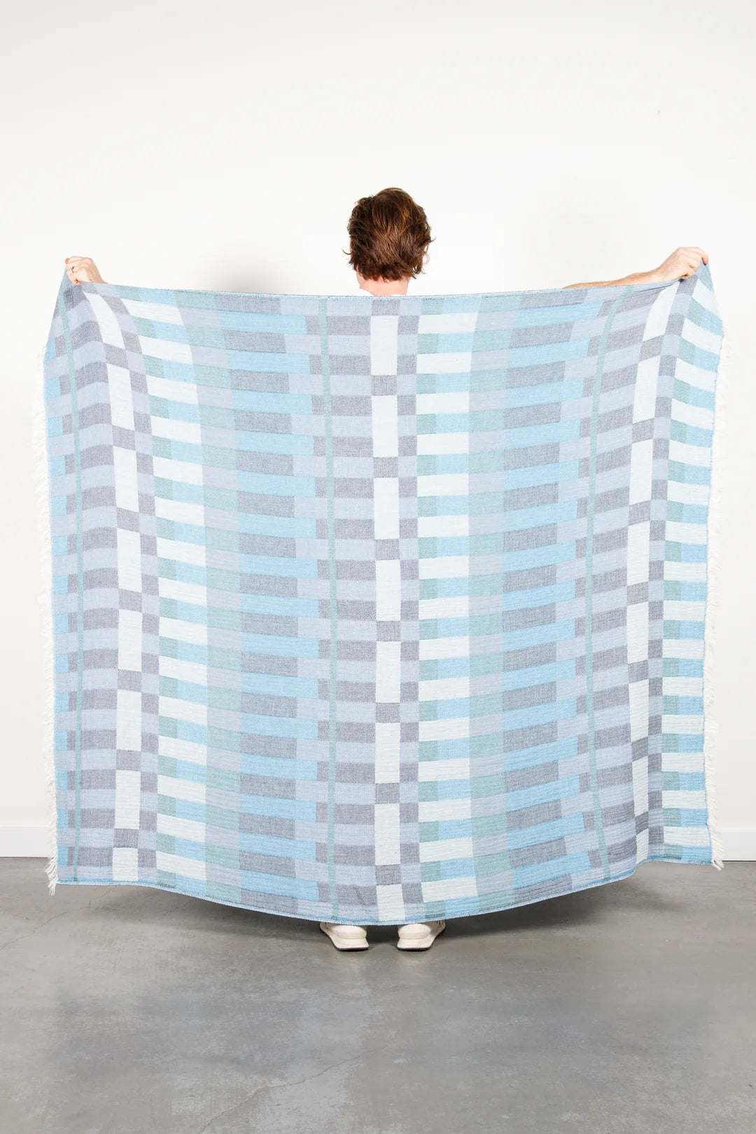 The Xander Plaid Muslin Throw - Wild and Heart