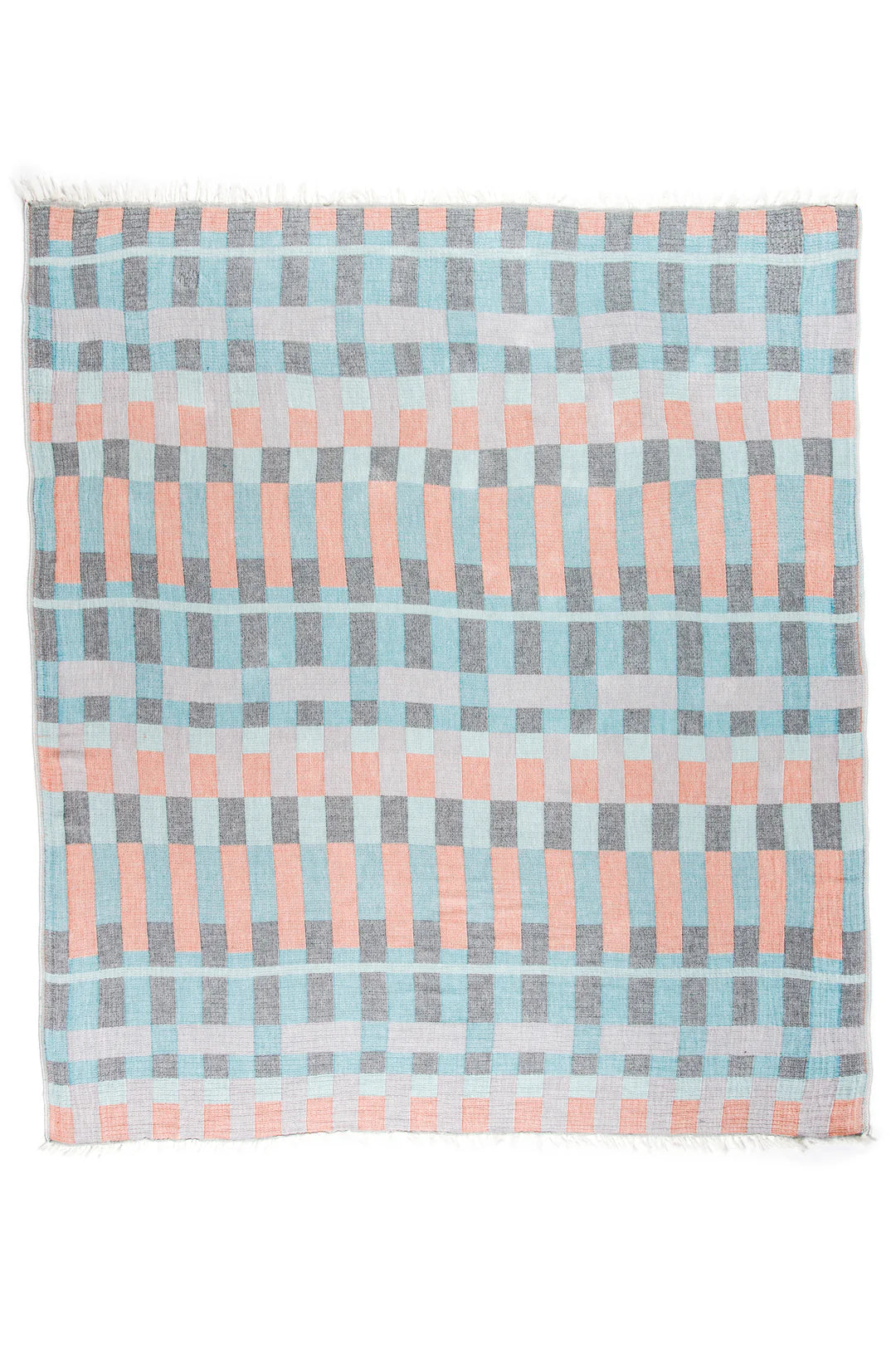 The Xander Plaid Muslin Throw - Wild and Heart