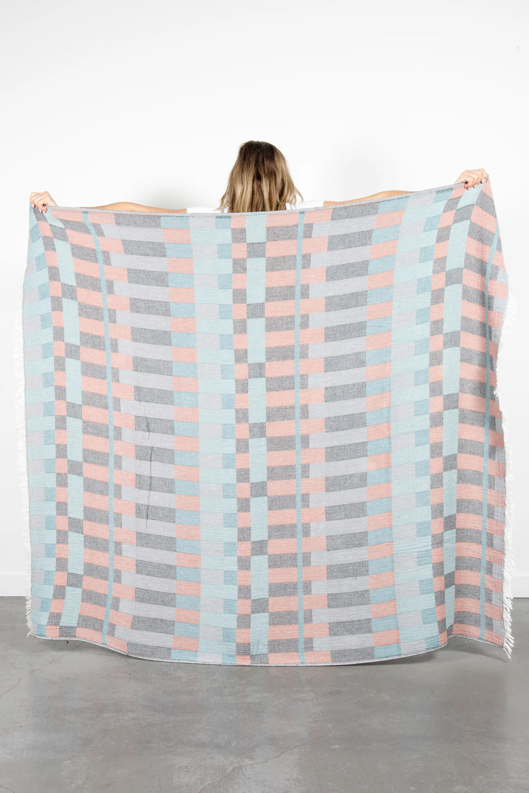 The Xander Plaid Muslin Throw - Wild and Heart