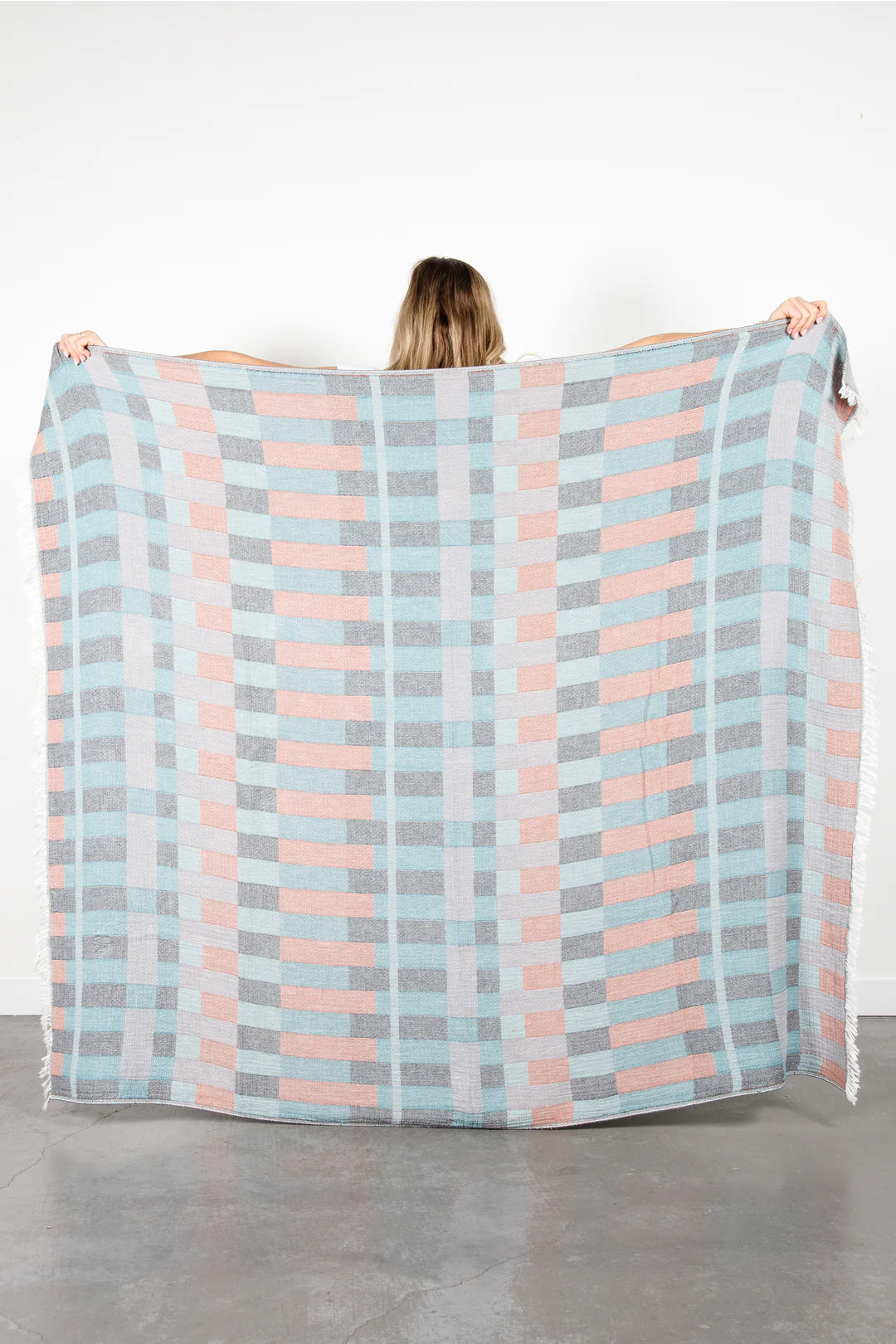 The Xander Plaid Muslin Throw - Wild and Heart