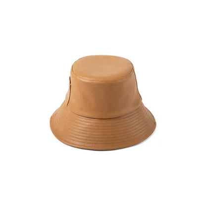 Wave Bucket Hat (Tan Leather) - Wild and Heart